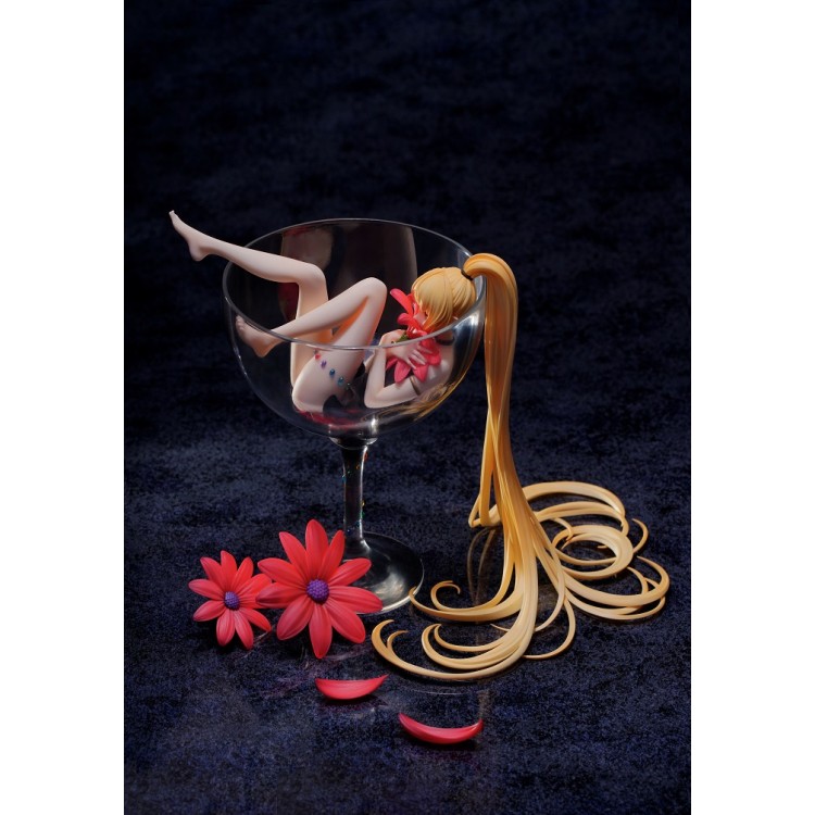 Girl in Glass Lily Wine PVC Figure (Ribose & Myethos)