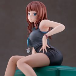 Doshima Illustration [Hokuro no Oi Senpai OL-san] (PVC Figure)