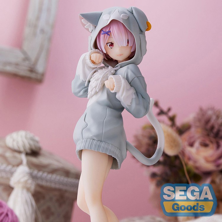 Re:Zero kara Hajimeru Isekai Seikatsu - Ram - SPM Figure - Dai Seirei Puck (SEGA)