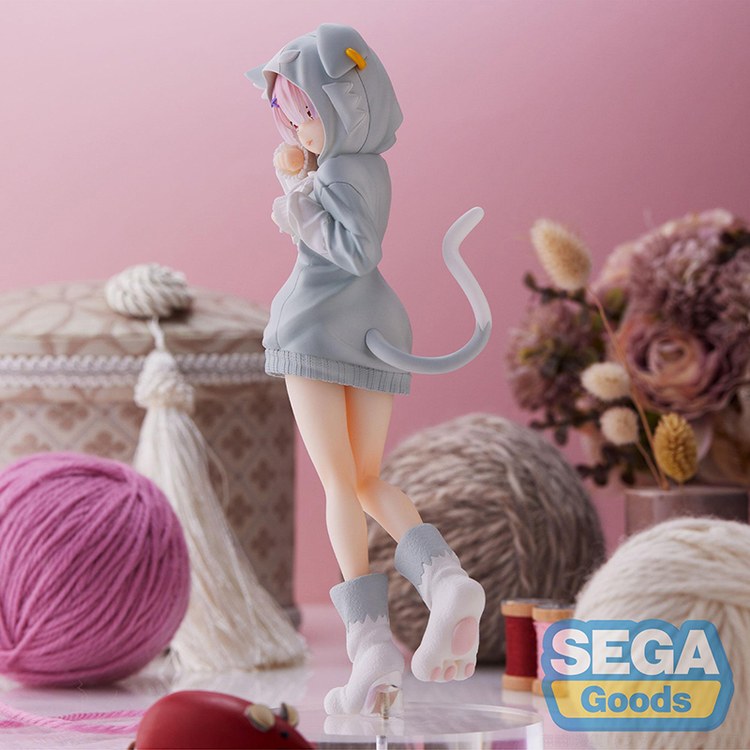 Re:Zero kara Hajimeru Isekai Seikatsu - Ram - SPM Figure - Dai Seirei Puck (SEGA)