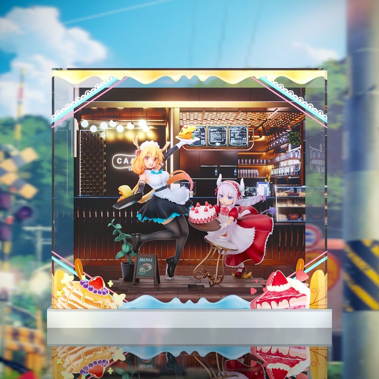 Display Box for Tohru & Kanna Kamui Maid Cafe Ver. (AOWOBOX)