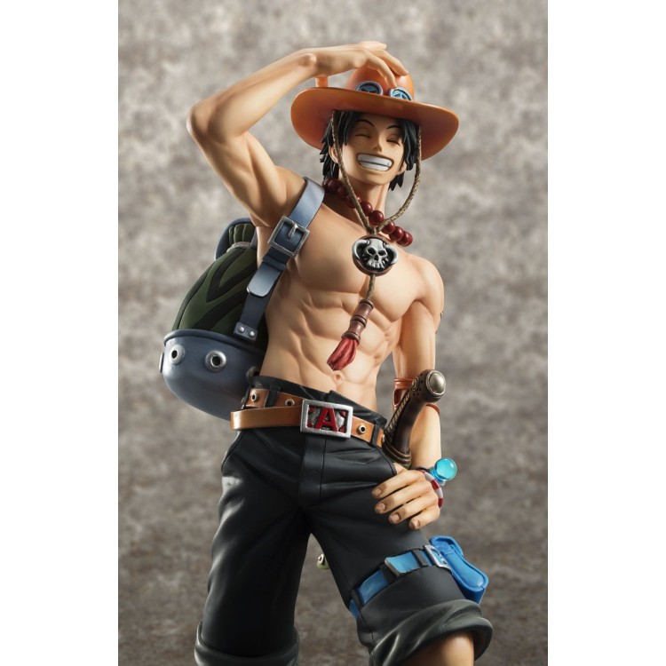 One Piece - Portgas D. Ace - Excellent Model - Portrait Of Pirates DX - 1/8 - 10th Limited Ver. (MegaHouse)