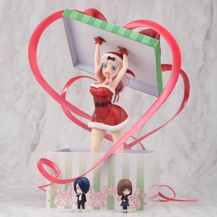 Kaguya‑sama: Love Is War -  Fujiwara Chika - Iino Miko - Ishigami Yuu - 1/7 - Christmas Present Ver. (beBOX, Myethos)