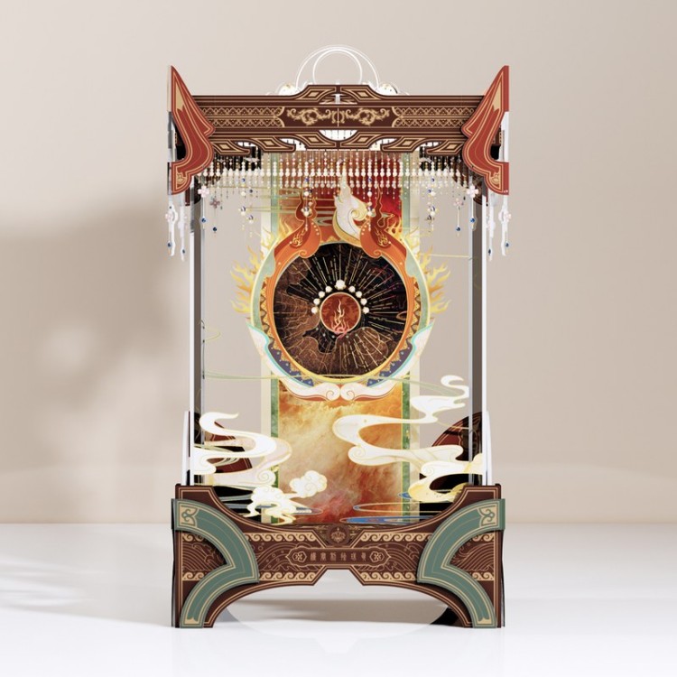 Display Box for National Treasure - Pearl Pillar of the Buddhist Shrine (AOWOBOX)