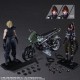Final Fantasy VII Remake - Play Arts Kai Jessie, Cloud & Motorcycle Set (Square Enix)