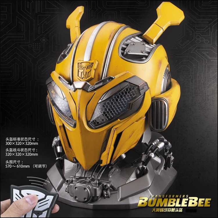 Killerbody 1:1 Wearable Bumblebee Helmet English Voice Control (Upgraded Version Collectable)