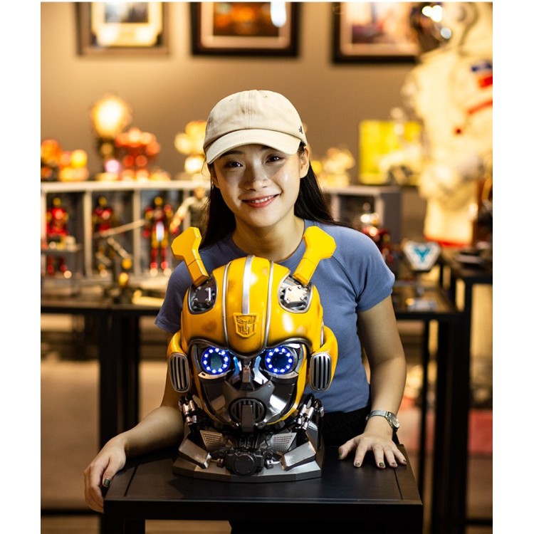 Killerbody 1:1 Wearable Bumblebee Helmet English Voice Control (Upgraded Version Collectable)