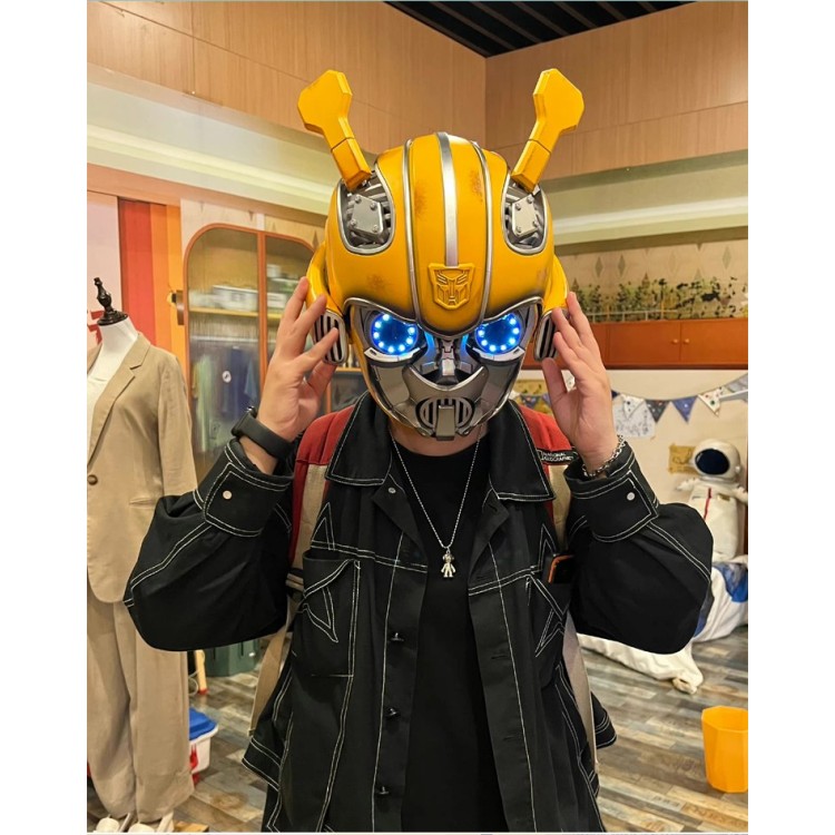 Killerbody 1:1 Wearable Bumblebee Helmet English Voice Control (Upgraded Version Collectable)