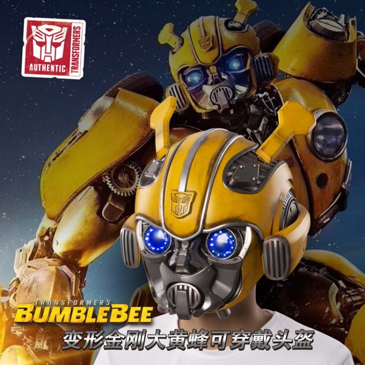 Killerbody 1:1 Wearable Bumblebee Helmet English Voice Control (Upgraded Version Collectable)