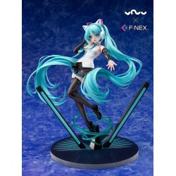 Piapro Characters - Hatsune Miku - F:Nex - 1/7 - Nekomimi Headphone Ver. (FuRyu)