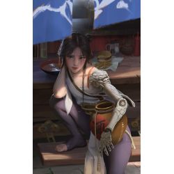 Hobby Sakura & Party Look - Illustration by TONYLIU - Mei 1/5 PVC Figure