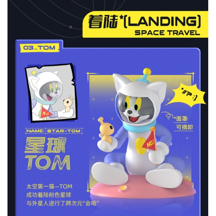 [Blind Box] Mô Hình TOM and JERRY Space Travel Series (52TOYS)