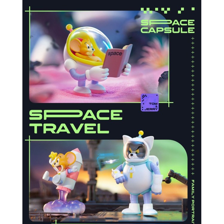 [Blind Box] Mô Hình TOM and JERRY Space Travel Series (52TOYS)
