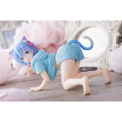 Re:Zero kara Hajimeru Isekai Seikatsu - Rem - Desktop Cute - Cat Room Wear ver. (Taito)