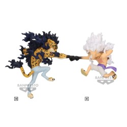 One Piece World Collectable Figure Egghead Vol.3 - Lucci vs Luffy (Bandai Spirits)