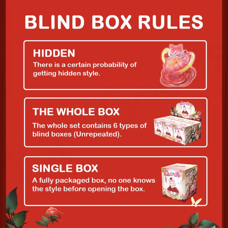 [Blind Box] Ancient Nine Tail Fox Rose Fairy Series