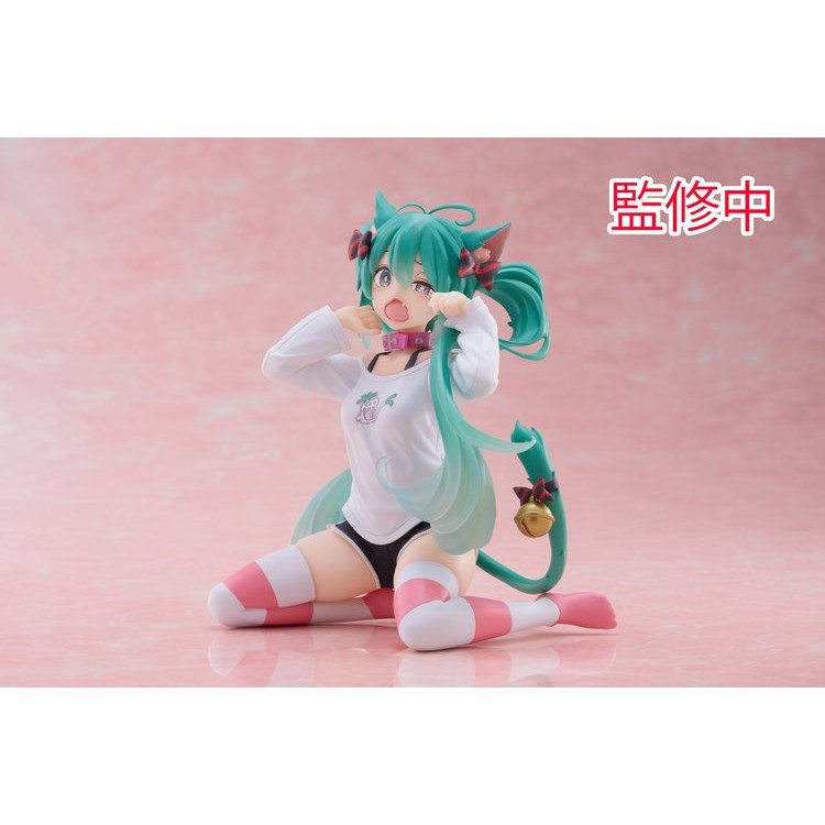 Piapro Characters - Hatsune Miku - Desktop Cute - Nekomimi T-Shirt ver. (Taito)