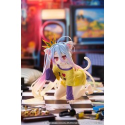 No Game No Life - Shiro - Desktop Cute - Nekomimi T-Shirt ver. (Taito)