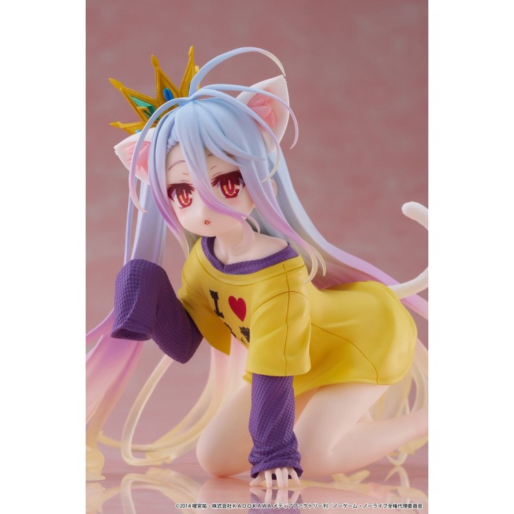 No Game No Life - Shiro - Desktop Cute - Nekomimi T-Shirt ver. (Taito)