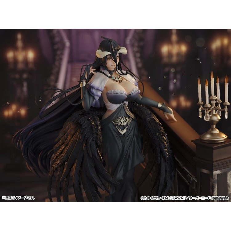 Overlord IV - Albedo - Shibuya Scramble Figure - 1/7 - Shikkoku no Dress Ver. (eStream)