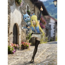 Fairy Tail - Happy - Lucy Heartfilia - 1/8 - Wink Ver. (Bell Fine)