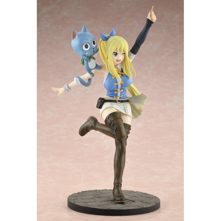 Fairy Tail - Happy - Lucy Heartfilia - 1/8 - Wink Ver. (Bell Fine)