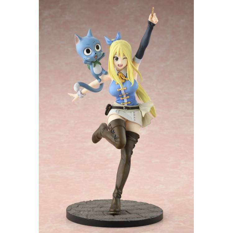 Fairy Tail - Happy - Lucy Heartfilia - 1/8 - Wink Ver. (Bell Fine)