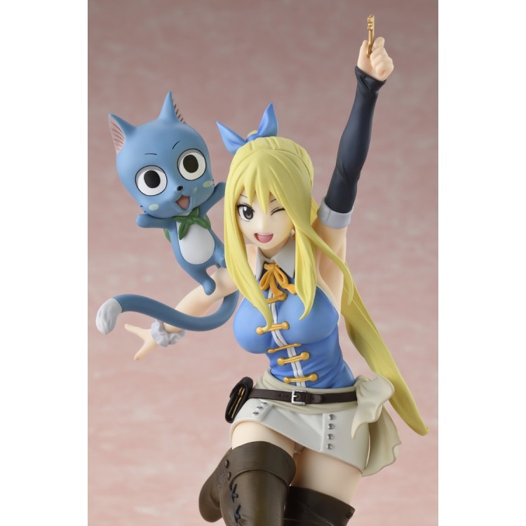 Fairy Tail - Happy - Lucy Heartfilia - 1/8 - Wink Ver. (Bell Fine)