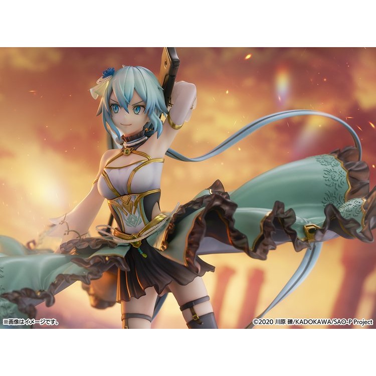 Sword Art Online - Sinon - Shibuya Scramble Figure - 1/7 - Crystal Dress Ver. (CyberZ, eStream)