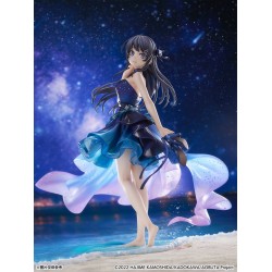 Seishun Buta Yarou wa Bunny Girl Senpai no Yume wo Minai - Sakurajima Mai - Shibuya Scramble Figure - 1/7 - Starry Dress Ver. (CyberZ, eStream)