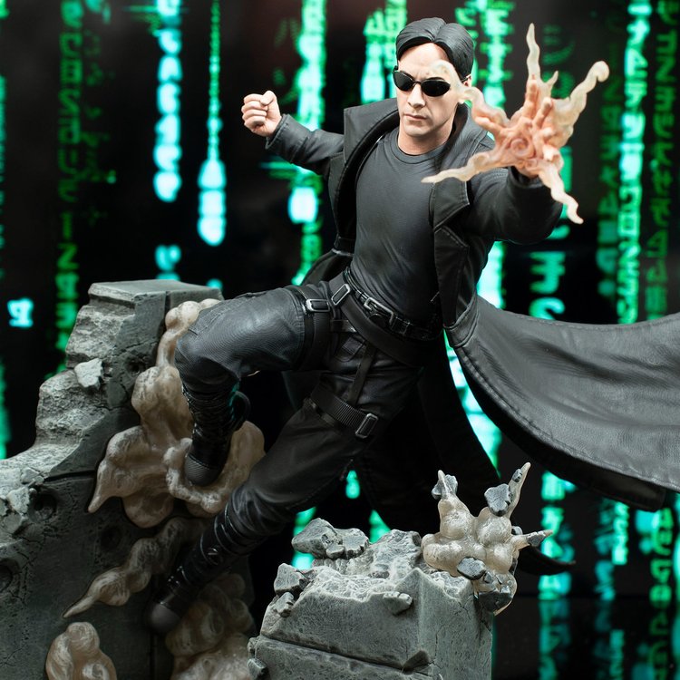 The Matrix Gallery Neo Deluxe Figure Diorama (Diamond Select Toys)