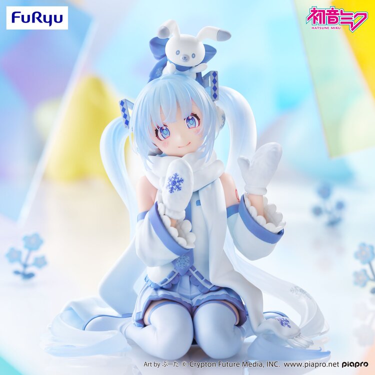 Piapro Characters - Hatsune Miku - Rabbit Yukine - Noodle Stopper Figure - Snow, Sky Town ver. (FuRyu)