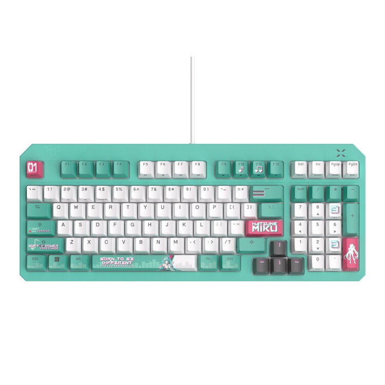 ASUS x Hatsune Miku TUF Gaming K3 Gen II RGB Mechanical Keyboard ASUS x Hatsune Miku TUF Gaming K3 Gen II RGB Mechanical Keyboard