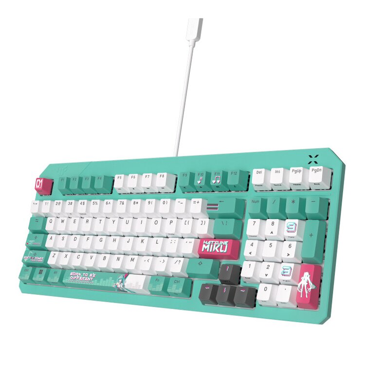 ASUS x Hatsune Miku TUF Gaming K3 Gen II RGB Mechanical Keyboard ASUS x Hatsune Miku TUF Gaming K3 Gen II RGB Mechanical Keyboard