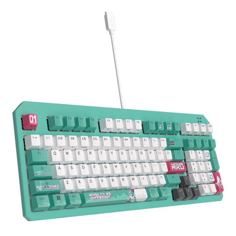 ASUS x Hatsune Miku TUF Gaming K3 Gen II RGB Mechanical Keyboard ASUS x Hatsune Miku TUF Gaming K3 Gen II RGB Mechanical Keyboard