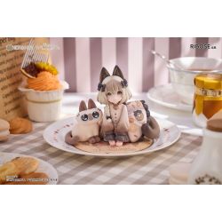 DLC Series Tea Time Cats x Siamese Cat Azuki-san Friendship Collaboration Exclusive Set Complete Figure DLC Series Tea Time Cats x Siamese Cat Azuki-san Friendship Collaboration Exclusive Set Complete Figure