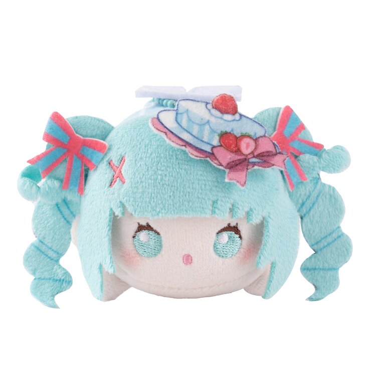 Hatsune Miku "Sweet Intertwining" Lying/Posed Plush Magnetic Keychain/Bag Charm (Moeyu)