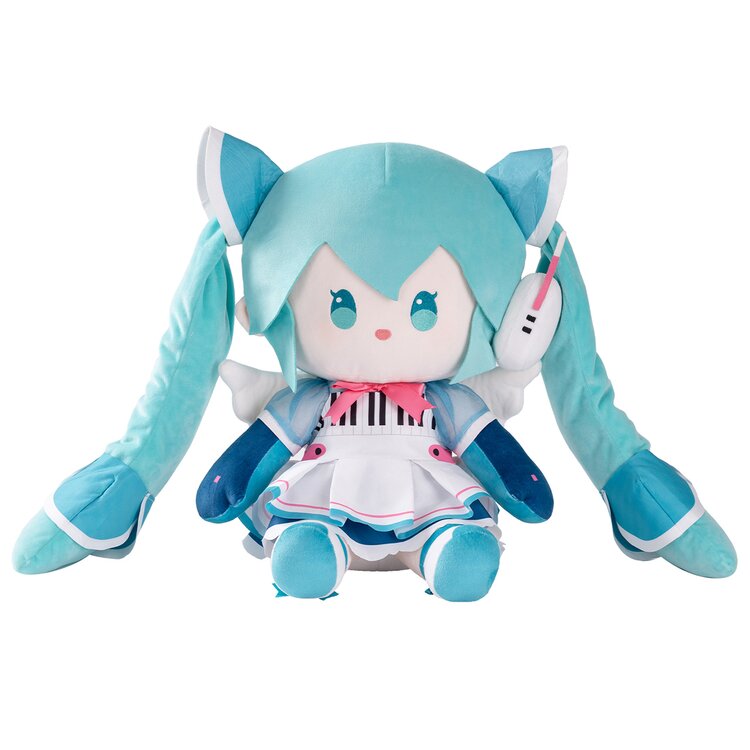 Hatsune Miku "Synthesizer Wave Wings" 40cm Sitting Plush Toy/Doll (Moeyu)