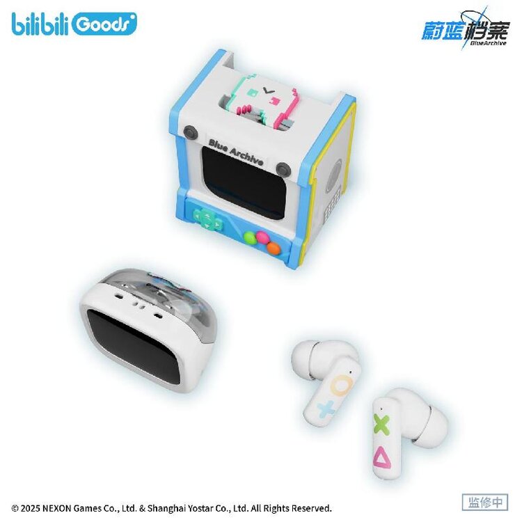 Tai Nghe Bluetooth Blue Archive CUBE FACE LCD Màn Hình Cảm Ứng Tai Nghe Bluetooth Blue Archive CUBE FACE LCD Màn Hình Cảm Ứng