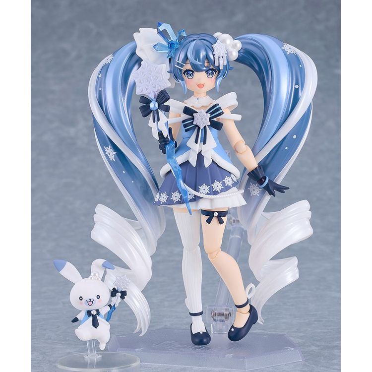 Figma Hatsune Miku Rabbit Yukine - Snow, Crystal Snow Ver. (Good Smile Company)