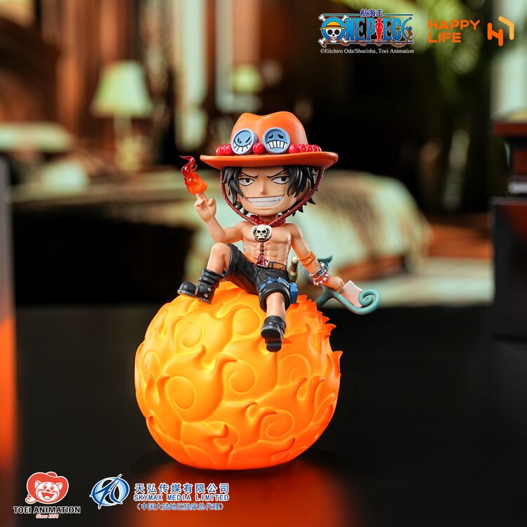 Toei Animation One Piece Ace Voice-Activated Night Light - Official Merchandise