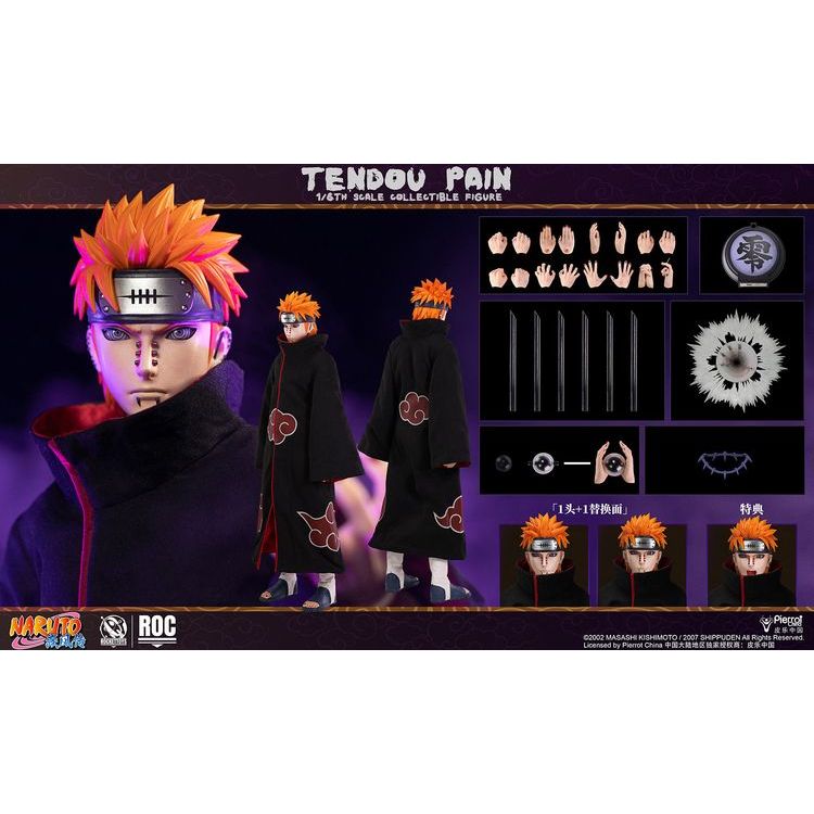 RocketToys - Akatsuki Pain (Yahiko) 1/6 Scale Collectible Figure (Licensed)