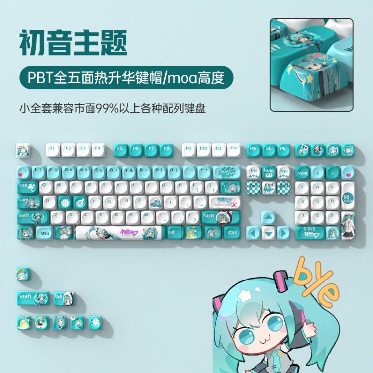 Keycap Hatsune Miku Profile MOA