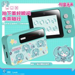 Luxub x Hatsune Miku Collaboration Q-Pai CCD Retro Digital Camera