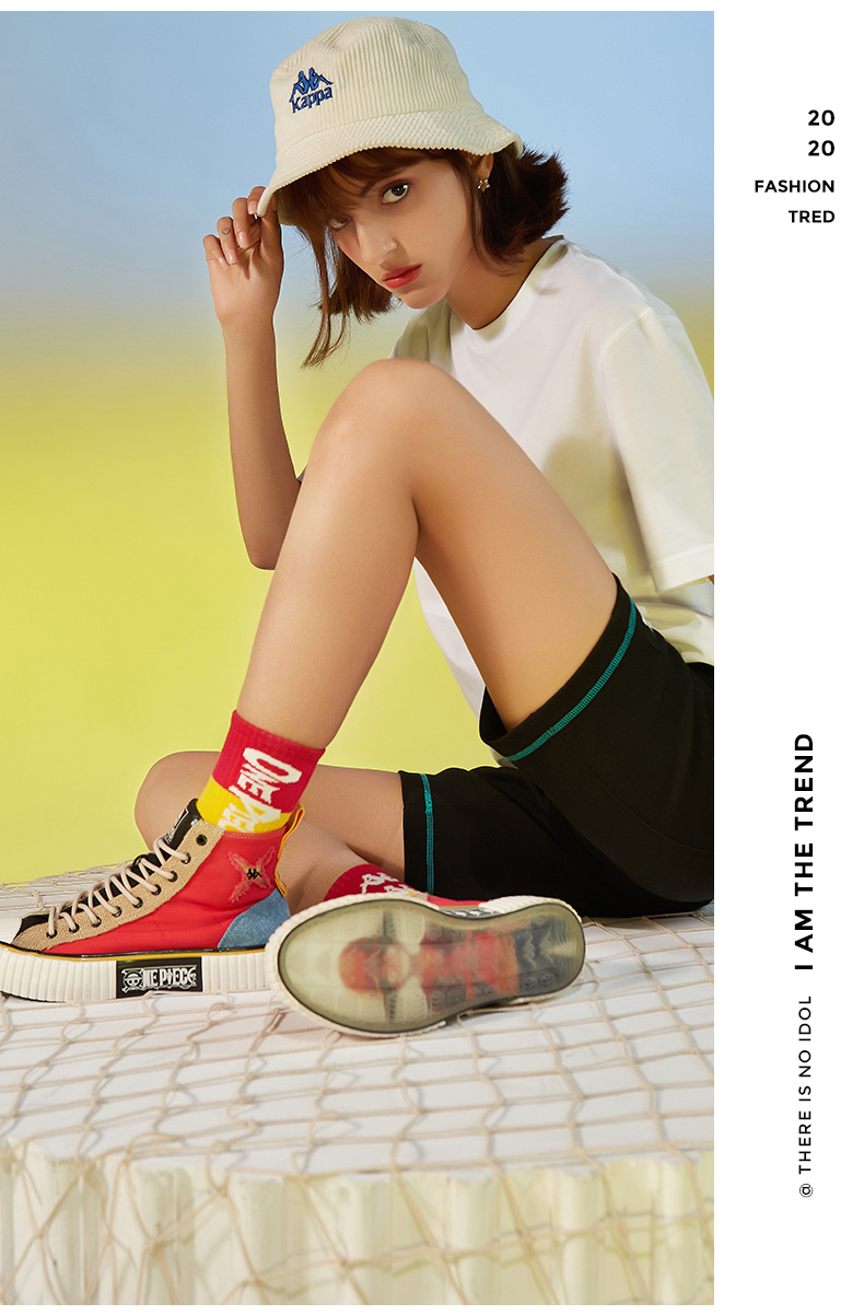 Kappa X One Piece Manga Collab: Luffy Canvas Shoes